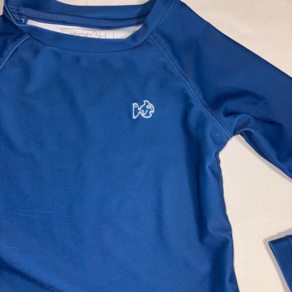 Prodoh Long Sleeve Performance Rashguard Swim Shirt Blue size 2T - Picture 2 of 6